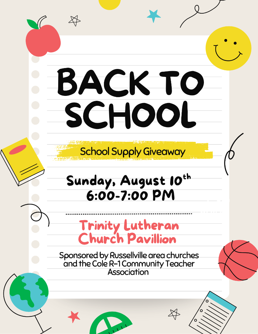 Back to school giveaway event 